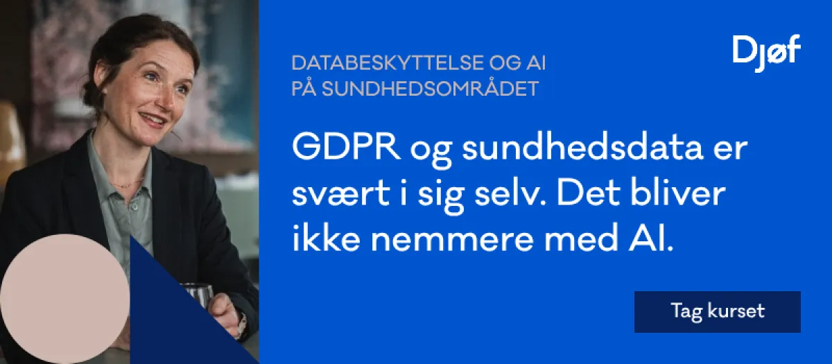 Databeskyttelse og AI på sundhedsområdet