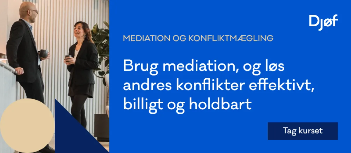 Mediation og konfliktmægling
