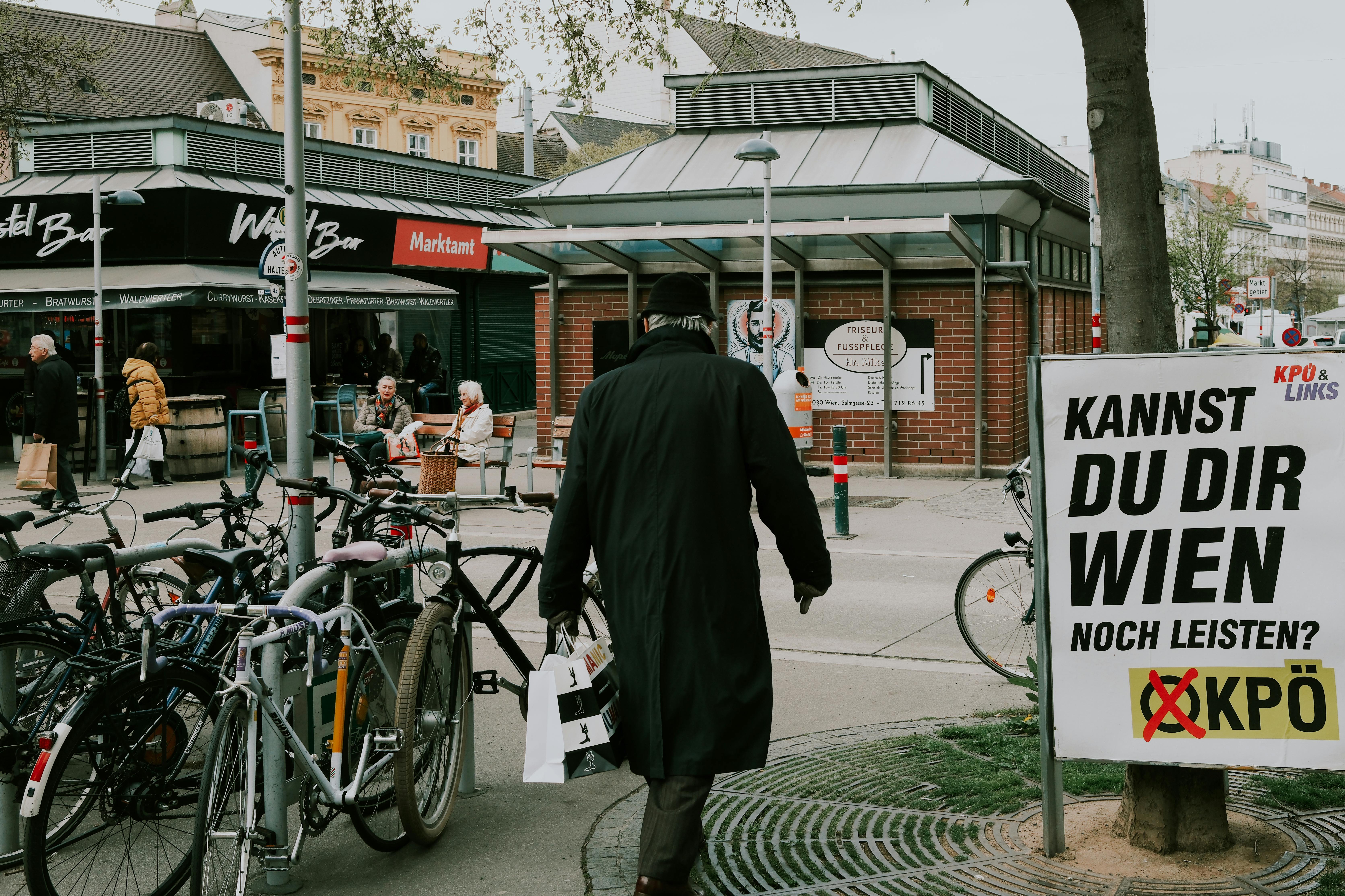 Efterligning af cykelstativ