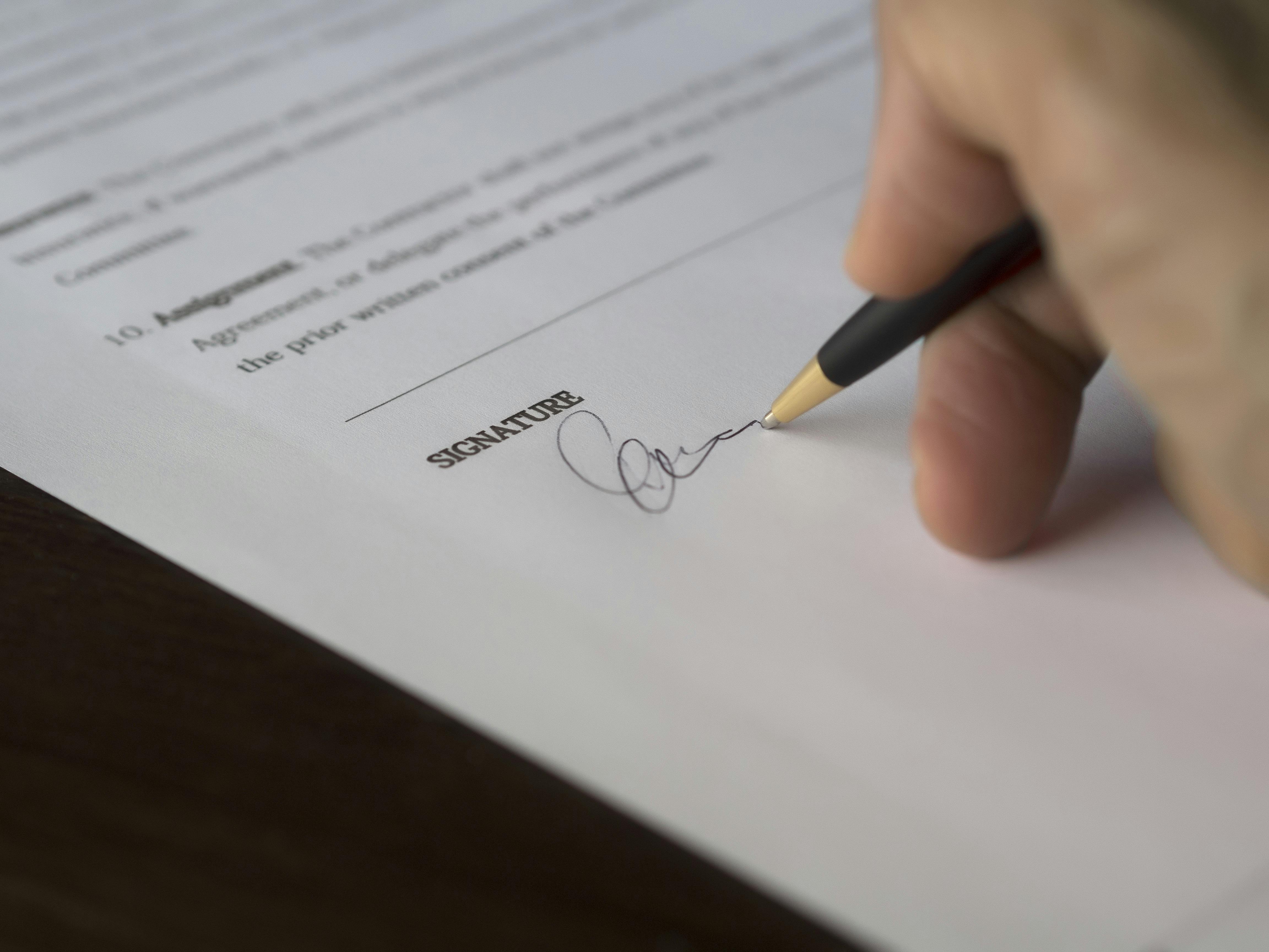 Penalty for use of unfair standard contract terms in consumer contracts
